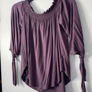 pink republic off the shoulder sweater